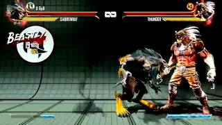 Killer Instinct  Sabrewulf Manual Combos [upl. by Anhsirk]