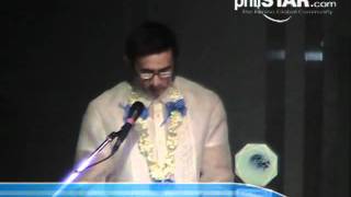 philstarcom video Adamson University fetes sports Hall of Famers [upl. by Airebma]