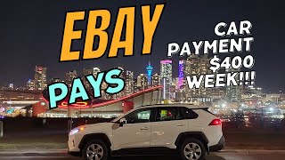 400 this week on EBAY PART TIME Ebay pays your car payment Calgary Alberta Canada 2024 [upl. by Akirderf]