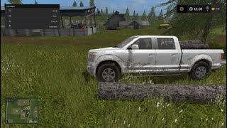 Goldcrest valley Fs17 ps4 pickinup grass cut up tree [upl. by Adnwahsor477]