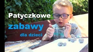 Zabawa dla dzieci patyczkowe figury zabawy dla przedszkolaków moje dzieci kreatywnie [upl. by Arlie]