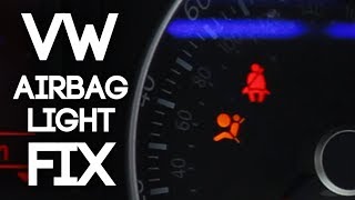 Fix Your Volkswagen Airbag Light For Codes 01217 and 01218 [upl. by Fransen]