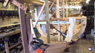 Fitting planks on a clinker vessel small boats  Part 3 [upl. by Irina959]