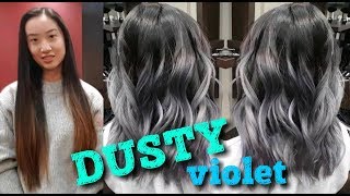 how to do DUSTY VIOLET hair [upl. by Ayyn669]