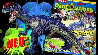 Schleich ® Roaaarr Dinosaurs Magazin 48 mit Dilophosaurus  Unboxing Vergleich amp Review [upl. by Akiehsat547]