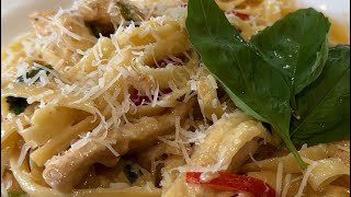 Chicken Fettuccine AlfredoEasy recipe [upl. by Ojibbob969]