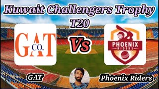 GAT vs Phoenix Riders  Match 19  KCC T20 Challengers A League [upl. by Maletta]