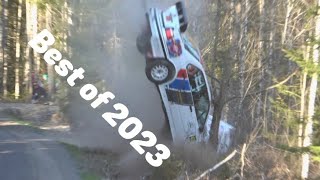 Best of Swedish Rally Crashes amp Action 2023 [upl. by Farl]