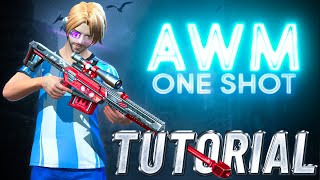 AWM One Shot 💙 Full Tutorial [upl. by Tharp311]