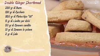 Double Gingershortbread  Biscotti allo zenzero in due minuti [upl. by Yelwar]