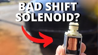 SYMPTOMS OF A BAD TRANSMISSION SHIFT SOLENOID [upl. by Mcleroy702]