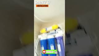 SanakyS1 6 Stage Ro Water Purifier iNSTALLATION  waterhubtechnology  SANAKY WATER PURIFIER [upl. by Ardnoet]