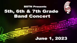 Boardman 5th 6th and 7th Grade Band Concert 612023 [upl. by Ruffi]