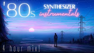 Portraits In Sound 80s Synthesizer Instrumentals amp Soundtracks 4 Hour Playlist [upl. by Randolph]