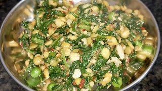 अशी बनवा पालकाची सुक्की भाजीPalkachi sukhi Bhaji Recipe kutumbanibarachkahi [upl. by Ameekahs458]