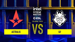 Astralis vs G2  IEM Cologne 2024  Group A [upl. by Kcuhc]