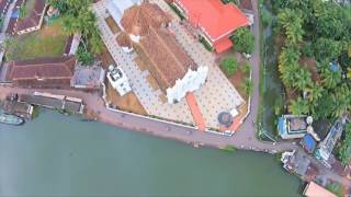 Pulinkunnu Church Pulinkunnoo Alappuzha Kerala DJI Phantom 2 Vision Plus [upl. by Boonie]