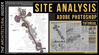 Architecture Site Analysis Presentation Guide  Photoshop Tutorial [upl. by Amlev]