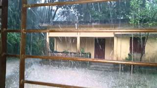 Hailstorm at Digirpar Kanaighat Sylhet Bangladesh [upl. by Ejrog]