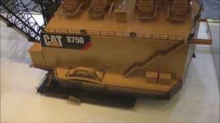 CAT 8750 DRAGLINE MODEL [upl. by Eadrahc]