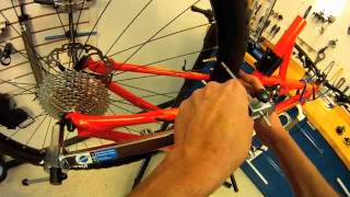 How to Build a Bike  Part 6 of 12 Derailleur Hanger Alignment [upl. by Nayek]