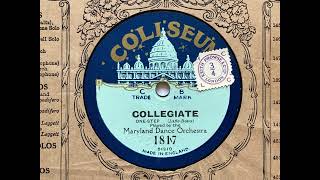 Collegiate  Maryland Dance Orchestra Leslie Jeffries  Coliseum 1817 [upl. by Danieu]