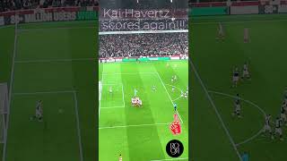 Kai havertz scores again kaihavertz arsenalvsbolton coyg HavertzGoal [upl. by Paucker]