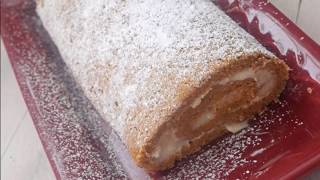 Pumpkin Roll Traditional and Gluten Free Recipes [upl. by Heddy]