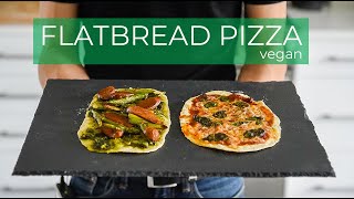 How to make Flatbread Pizza AT HOME  COOKING IN QUARANTINE [upl. by Dotty916]