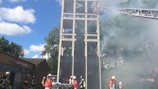 Explosion in Schule  ManV  Übung bei NAFortbildung in Bonn am 200517 [upl. by Rahab]