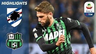 Sampdoria 00 Sassuolo  Woodwork Denies Berardi in Marassi Stalemate  Serie A [upl. by Maunsell]