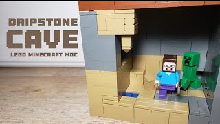 The Dripstone Cave Lego Minecraft MOC [upl. by Namolos]