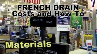 French Drain  Cost and How To  Complete Install [upl. by Cissiee]