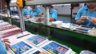 Vido Yuandao RK3188 Tablet Factory Tour [upl. by Werdnaed864]