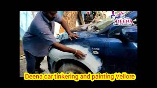 Maruti Swift dzire Car Tinkering and painting Vellore Tamil Nadu 9943553001 Deena car care Vellore [upl. by Tu61]