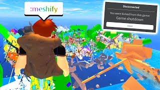 I Accidentally DESTROYED THE MAP With Admin Commands Roblox [upl. by Tnahs]