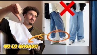 COMO VESTIR correctamente PANTALONES ANCHOS [upl. by Parish]