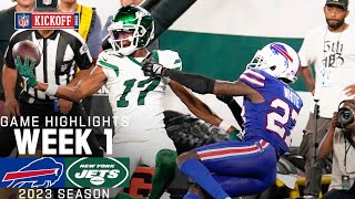 Buffalo Bills vs New York Jets  2023 Week 1 Game Highlights [upl. by Letnahs]