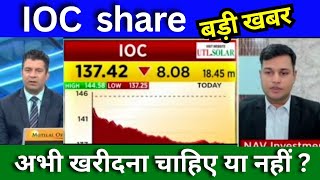 IOC share latest news today IOC share news today Target price Tomorrow Buy or sell [upl. by Nahpos]