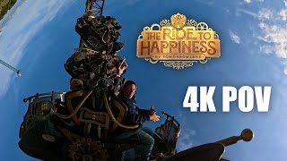 THE RIDE TO HAPPINESS  4K POV  PLOPSALAND DE PANNE FIRST RIDE EVER [upl. by Giesecke]