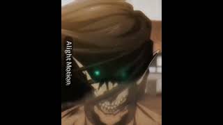 Eren Yeager vs Annie Leonhart  anime attackontitan foryou [upl. by Emanuele]