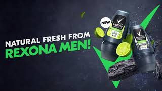 Rexona Men Natural Fresh  Intense Freshness Powered by Nature [upl. by Netsirt]