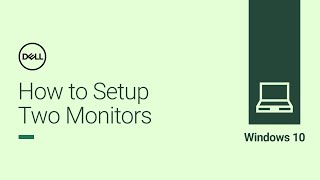 How to Connect Two Monitors to One Computer DELL Official Dell Tech Support [upl. by Ahsac]