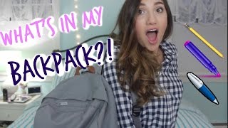 Whats In My School Bag  Herschel Pop Quiz Backpack [upl. by Anaerol]