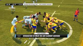 Racing 92 VS ASM Clermont  Rugby Challenge 2 PCFR [upl. by Aleron444]