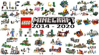 All LEGO Minecraft Sets from 2014 up to Spring 2020 Compilation of all Sets [upl. by Ennairej]