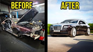 FULL BUILD  Rebuilding A 350000 Rolls Royce Wraith About To Be SCRAPPED [upl. by Neeluqcaj]