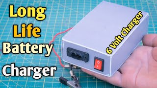 How to Make 6 Volt Battery Charger Easy Way  6V Battery Charger Kaise Banaye  DIY Homemade Charger [upl. by Esdnyl]