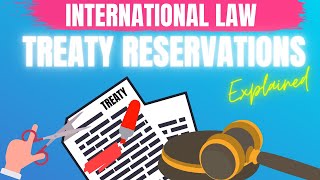 Treaty Reservations Vienna Convention Law of Treaties International Law explained [upl. by Aleemaj643]