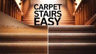 STOP Struggling with Carpet Installation on Stairs [upl. by Stag]